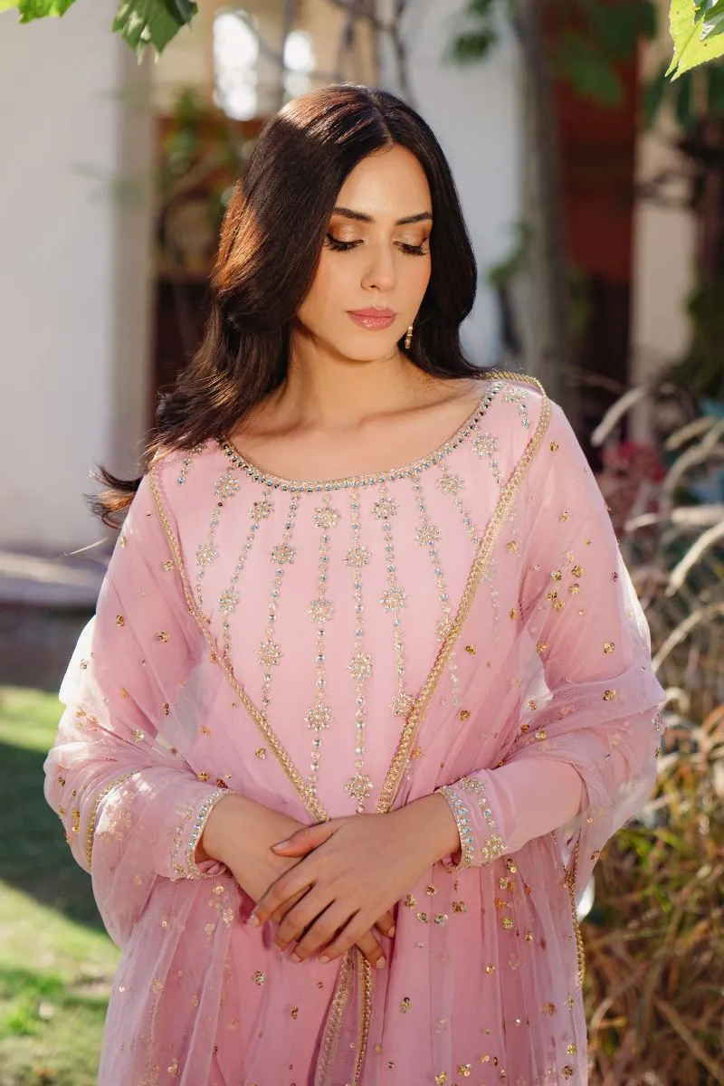 Natasha Kamal - Eve - Powder Pink - Georgette - 3 Piece