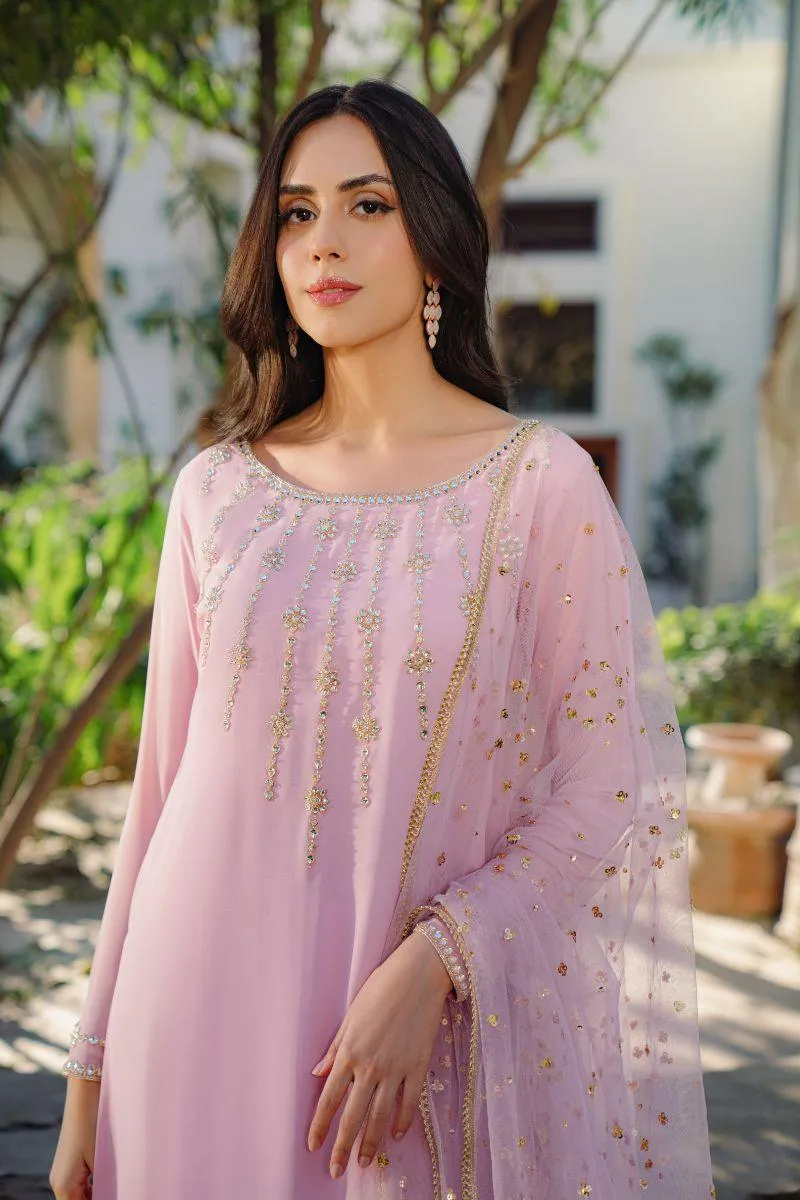 Natasha Kamal - Eve - Powder Pink - Georgette - 3 Piece