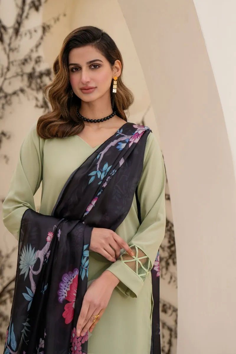 Natasha kamal -  Issey - Light Green - Georgette - 3 Piece