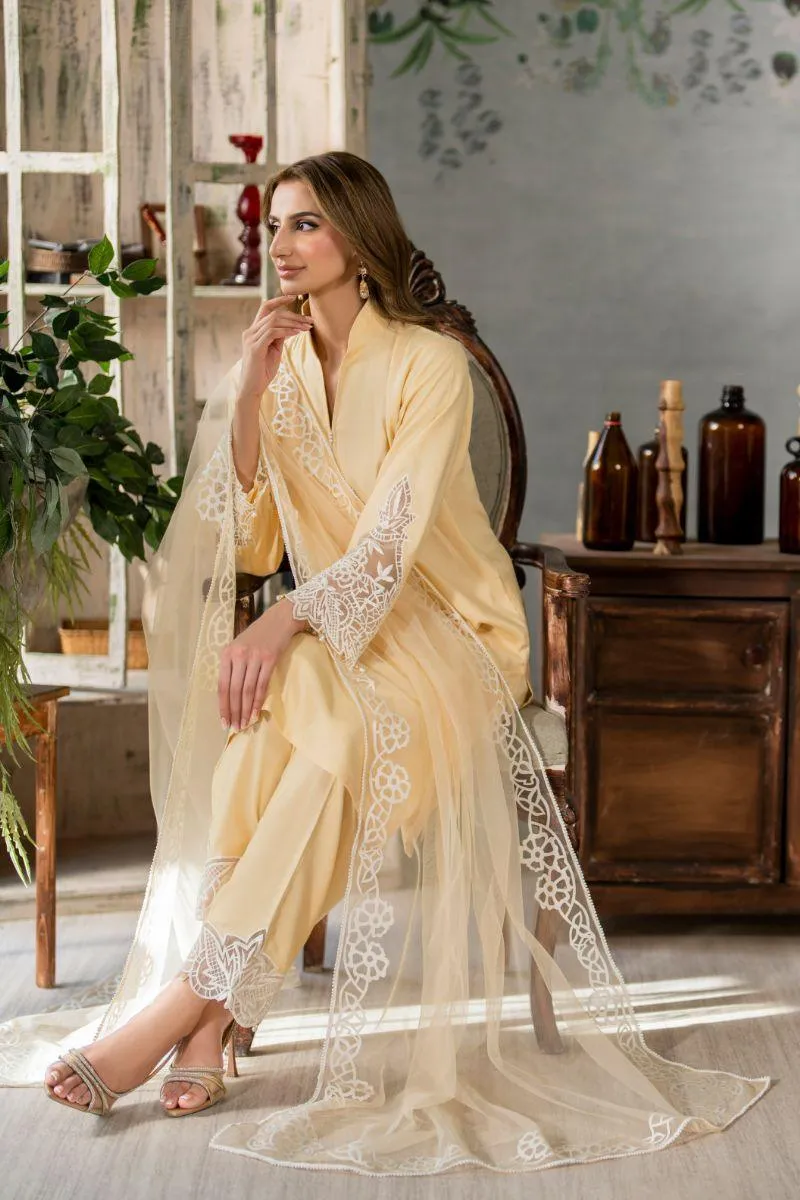 Natasha Kamal - Jayden - light yellow - 3 Piece