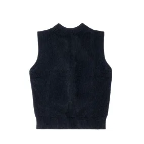 Navy Vest Dark Indigo