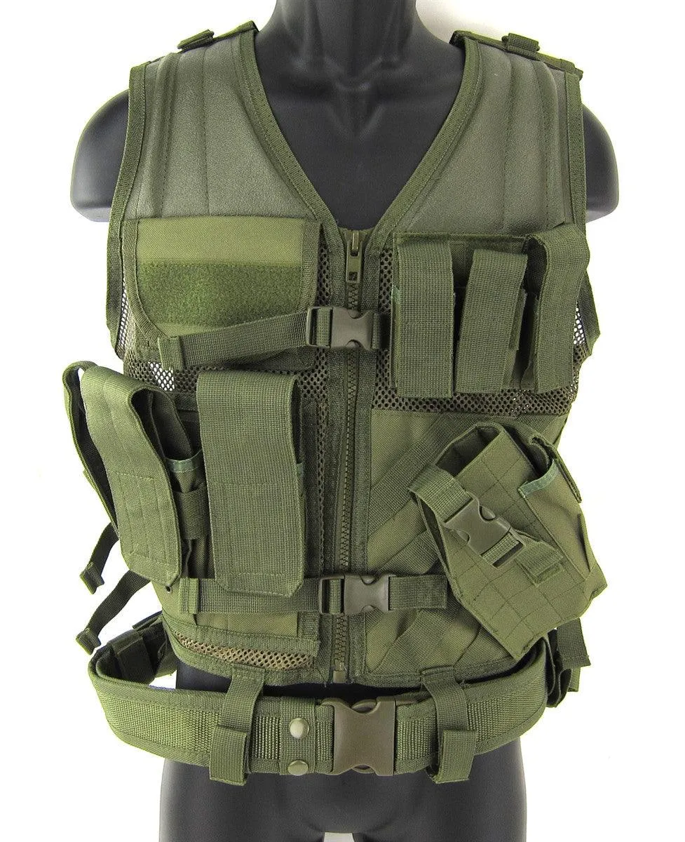 NcSTAR Crossdraw Tactical Vest (Regular/2XL)