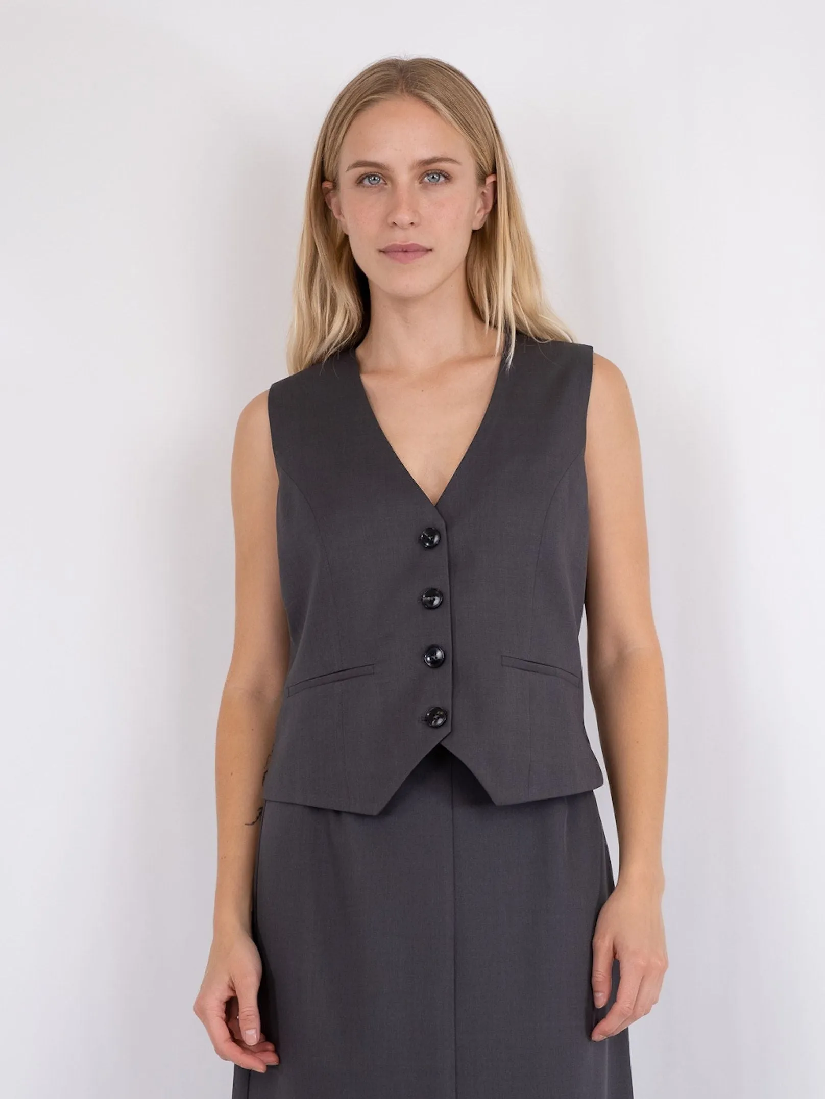 Neo Noir Vendetta Melange vest