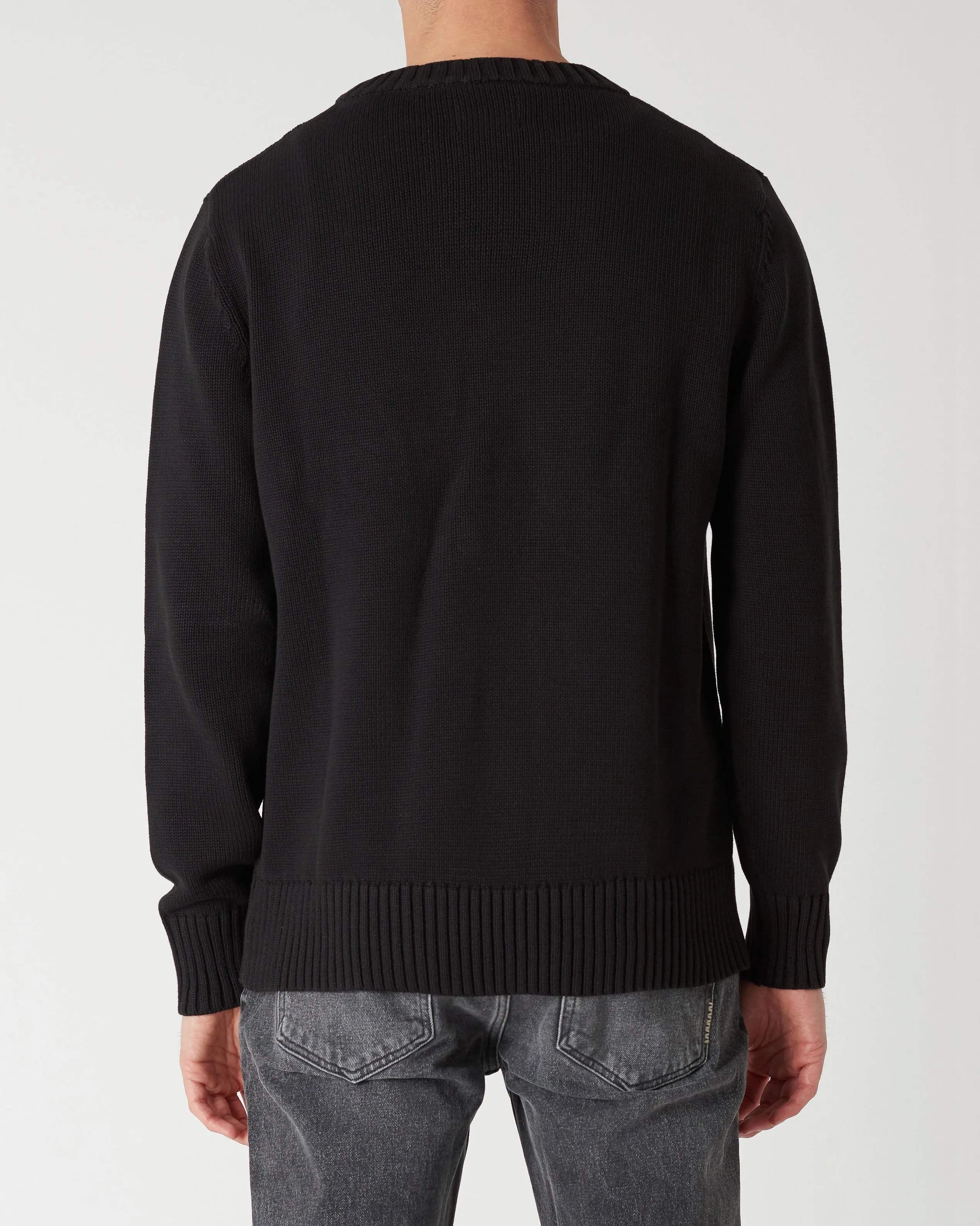 NEUW Mens Strummer Knit Black