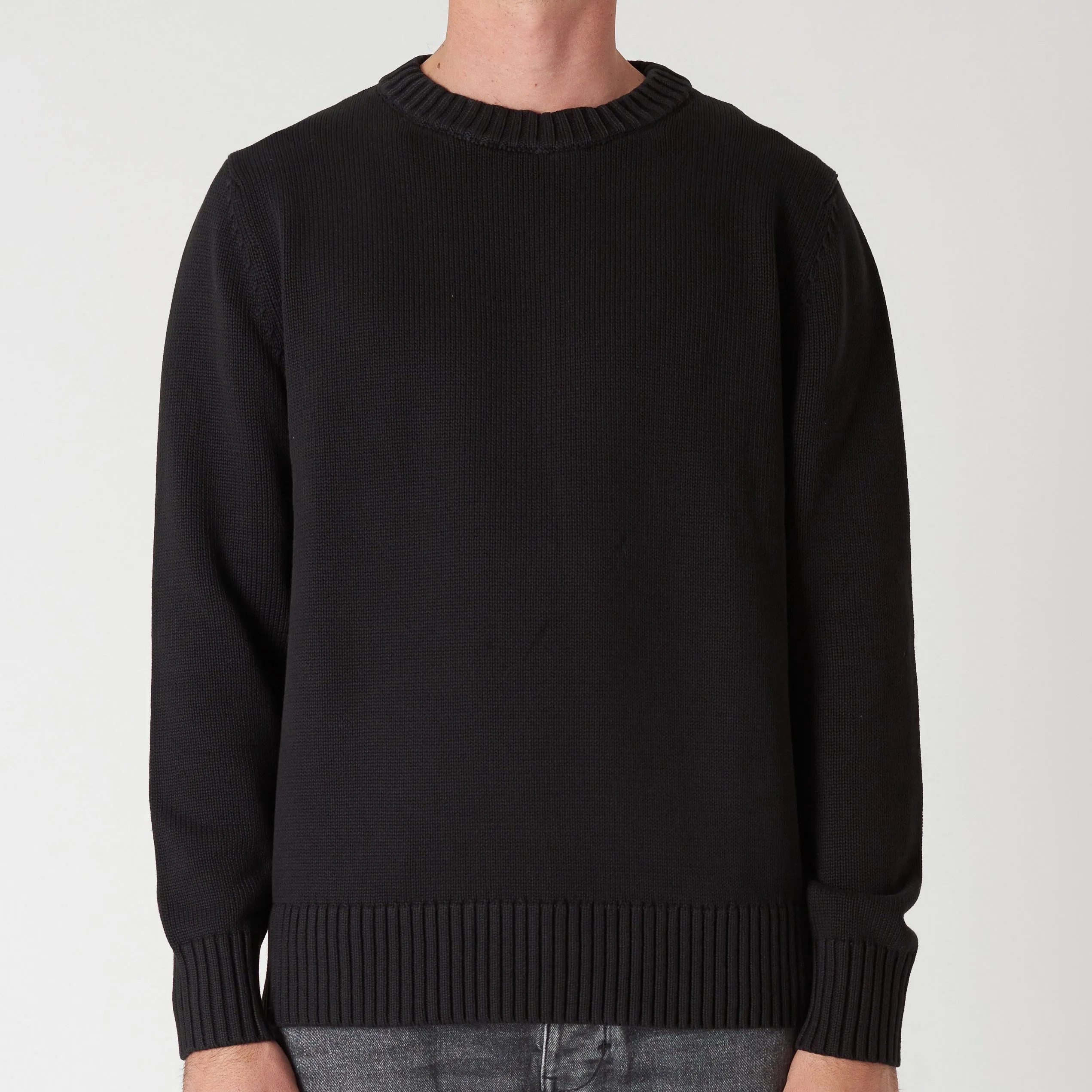 NEUW Mens Strummer Knit Black