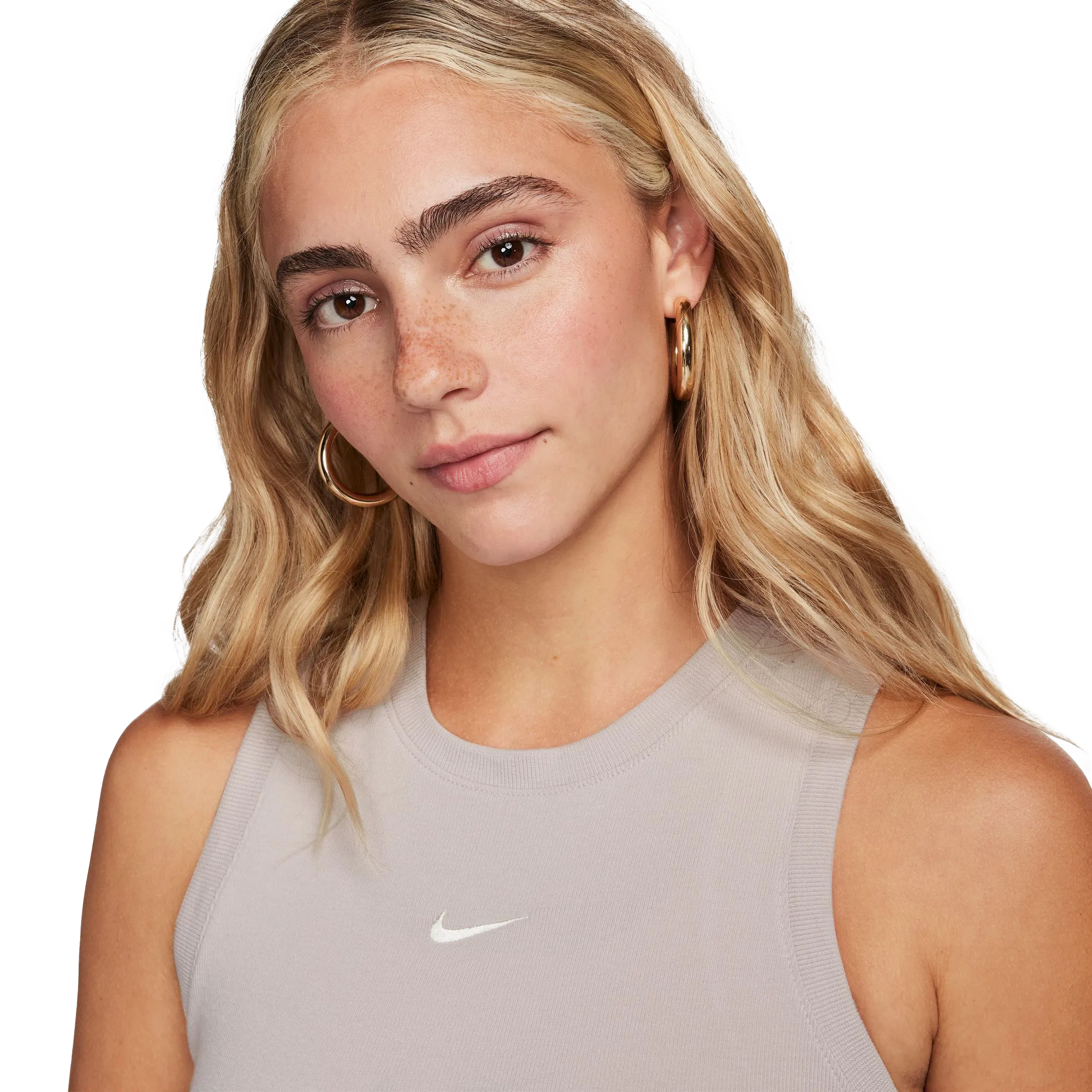 Nike Sportswear Chill Knit Women's Tight Cropped Mini-Rib Tank Top