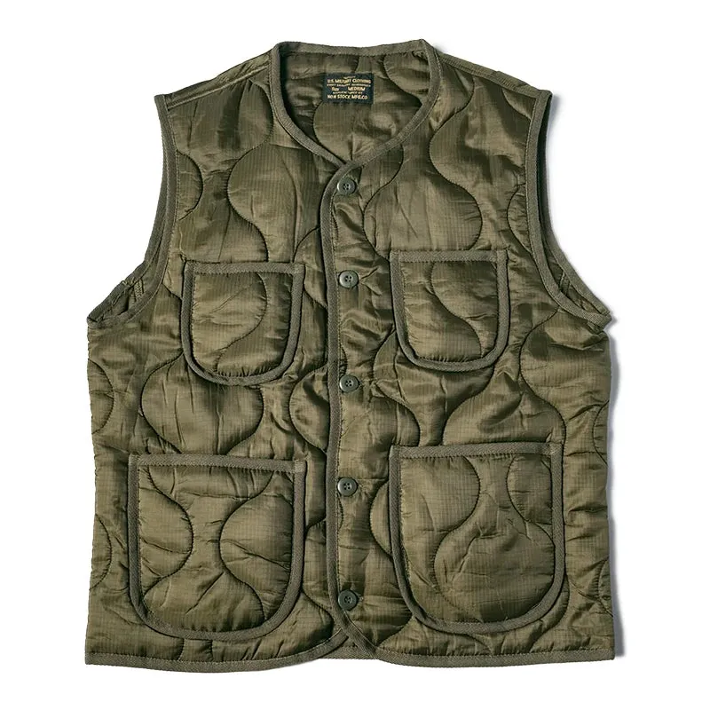 Nylon Quilted Military Uniform Lightweight Men's Vest