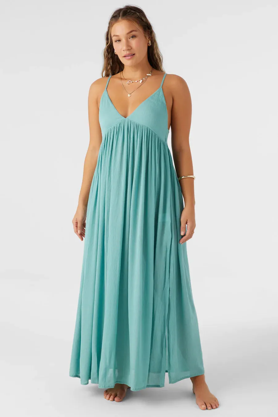 O'NEILL SALTWATER SOLIDS MEL MAXI DRESS