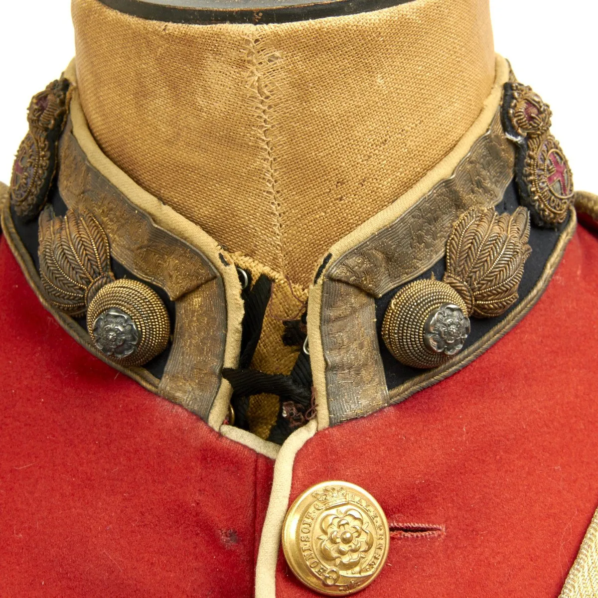 Original British Victorian Royal Fusiliers Officer Tunic Set - Circa 1885