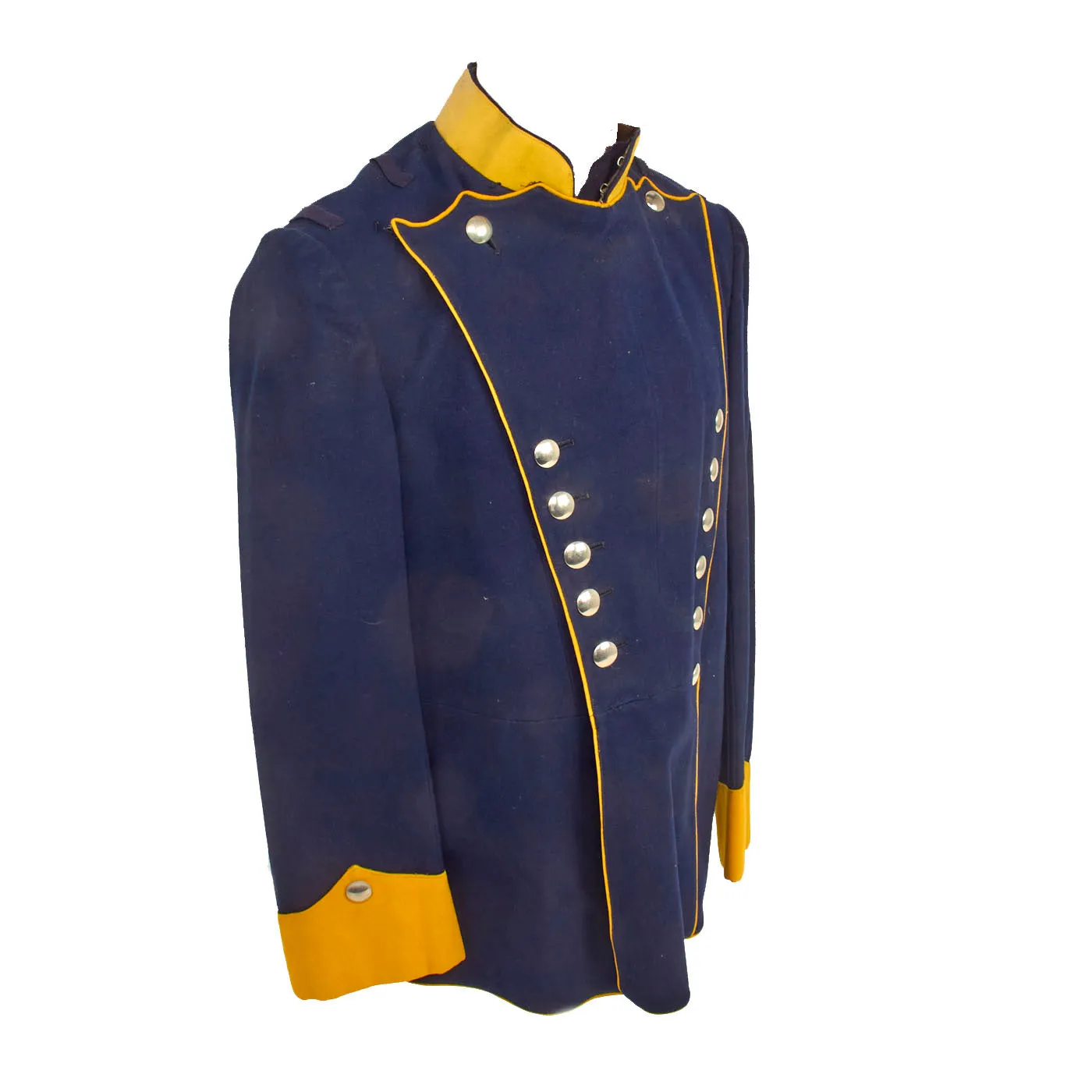Original Imperial German Pre-WWI Prussian Schleswig-Holstein Uhlan Regiment Number 15 Ulanka Enlisted Tunic