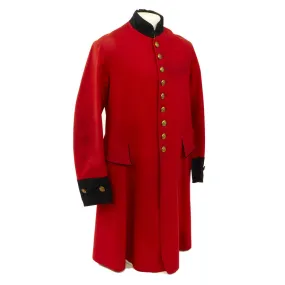 Original Pre-WWI 7th (The Princess Royal's) Dragoon Guards Officer Scarlet Frock Coat