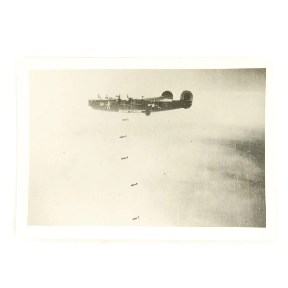 Original U.S. WWII B-24 Liberator Tail Heavy 831st Bomb Squadron Named Pilot Grouping - DFC