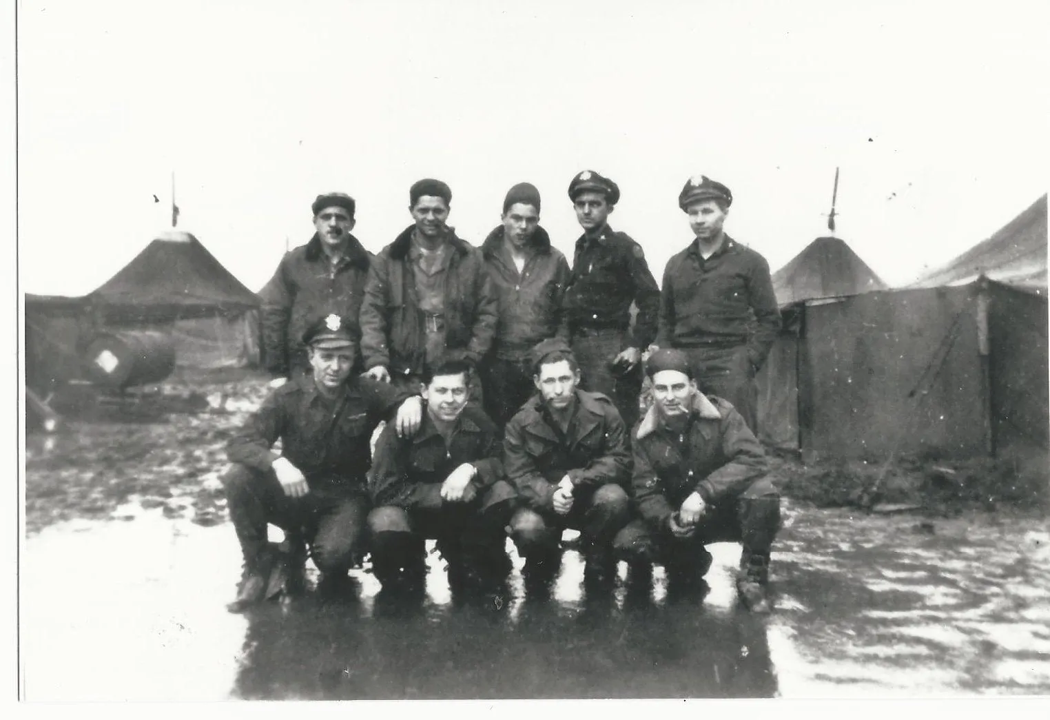 Original U.S. WWII B-24 Liberator Tail Heavy 831st Bomb Squadron Named Pilot Grouping - DFC