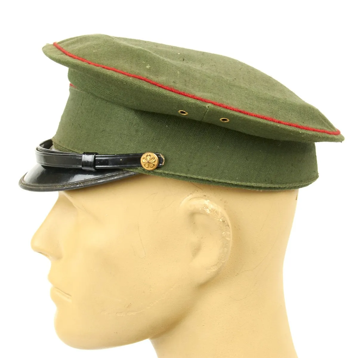 Original WWII Japanese Infantry Battle Uniform Set with Horseshoe Roll and Caps