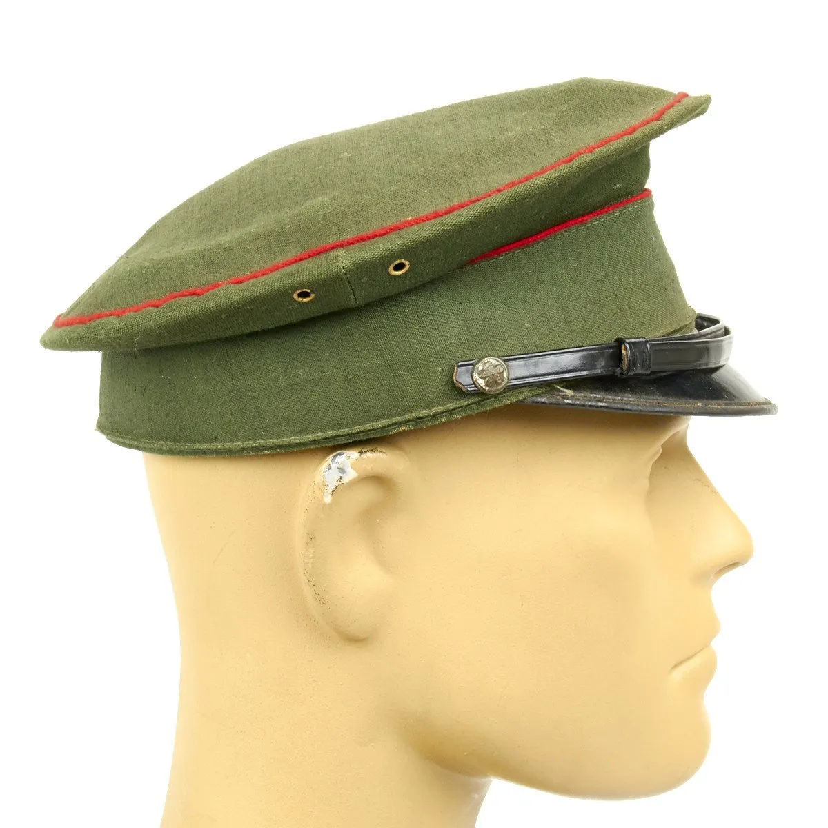 Original WWII Japanese Infantry Battle Uniform Set with Horseshoe Roll and Caps