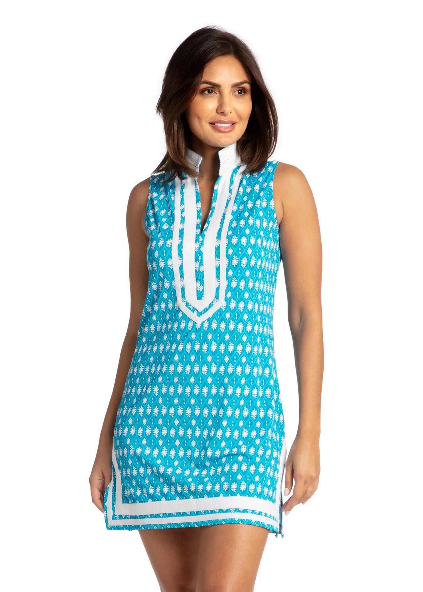 Palm Valley Sleeveless Tunic Dress