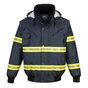 PORTWEST® Enhanced Visibility 3-in-1 Bomber Jacket - F126