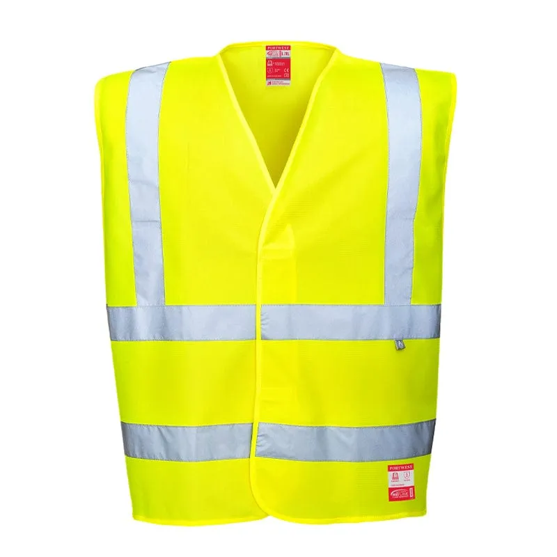 Portwest Hi-Vis Anti-Static Vest Flame Resistant FR71