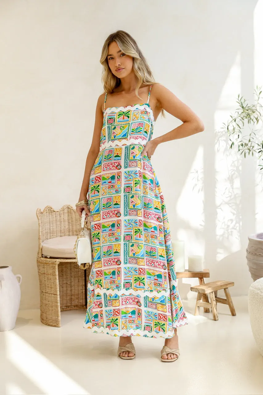 Postcards Maxi Dress