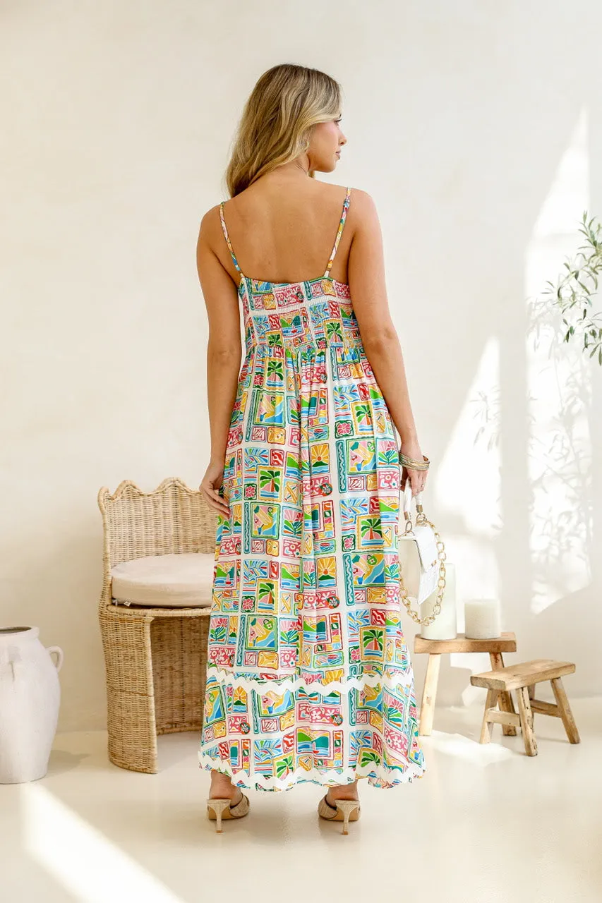 Postcards Maxi Dress