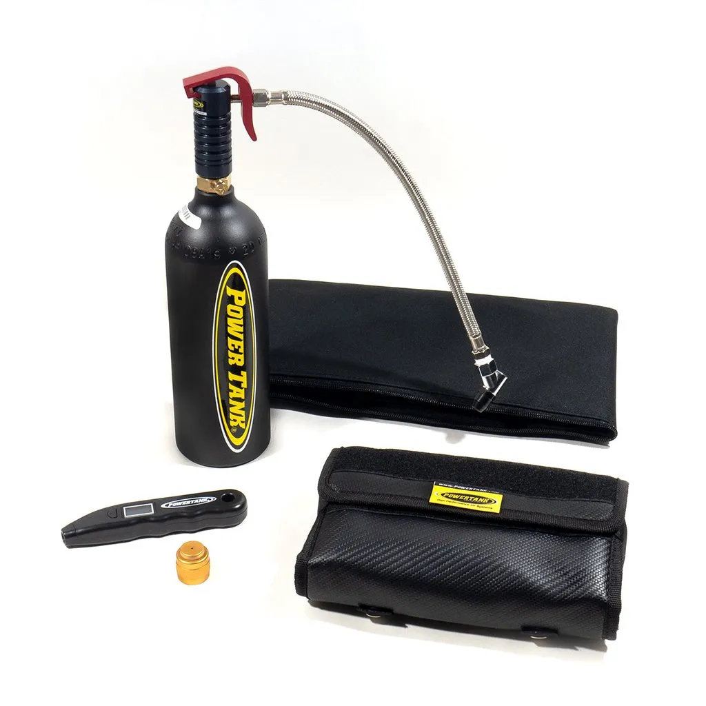 Power Tank - All-in-One Tire Repair Kit w/ Mini Power Tank CO2 Air Source