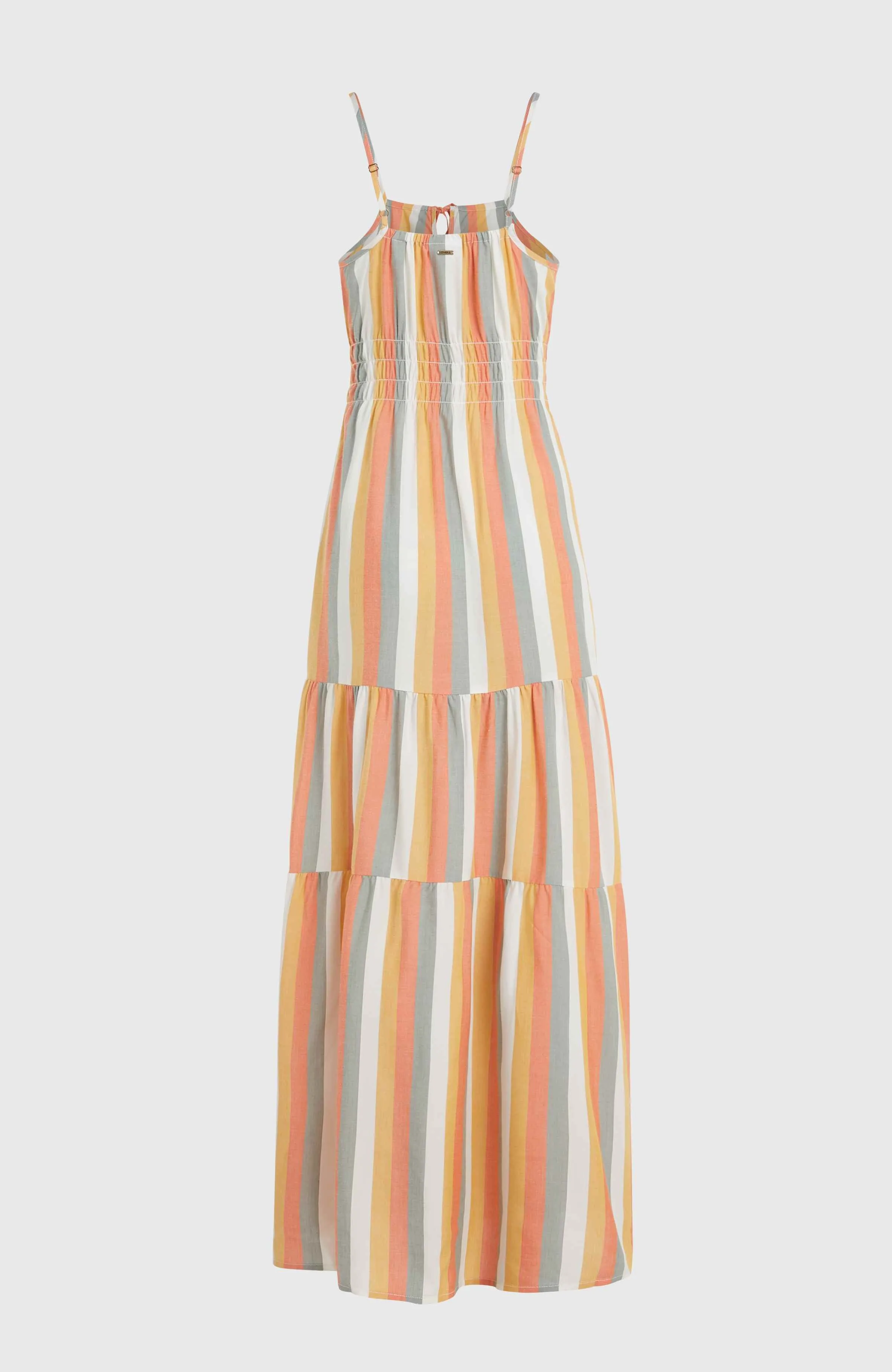 Quorra Maxi Dress | Orange Multistripe