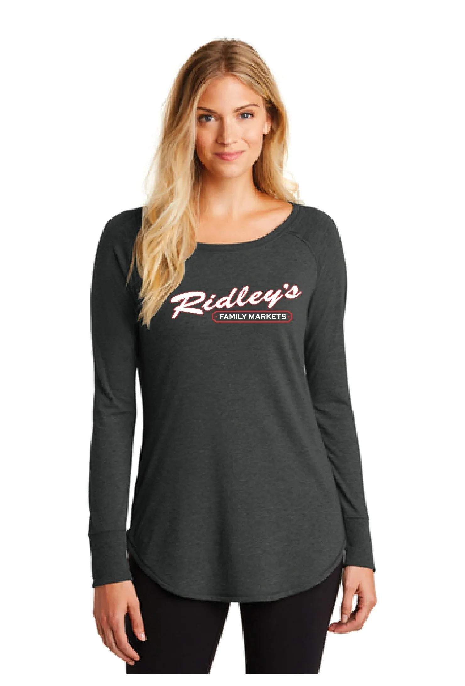 Ridley's - DT132L Ladies Perfect Triblend Long Sleeve Tunic Tee