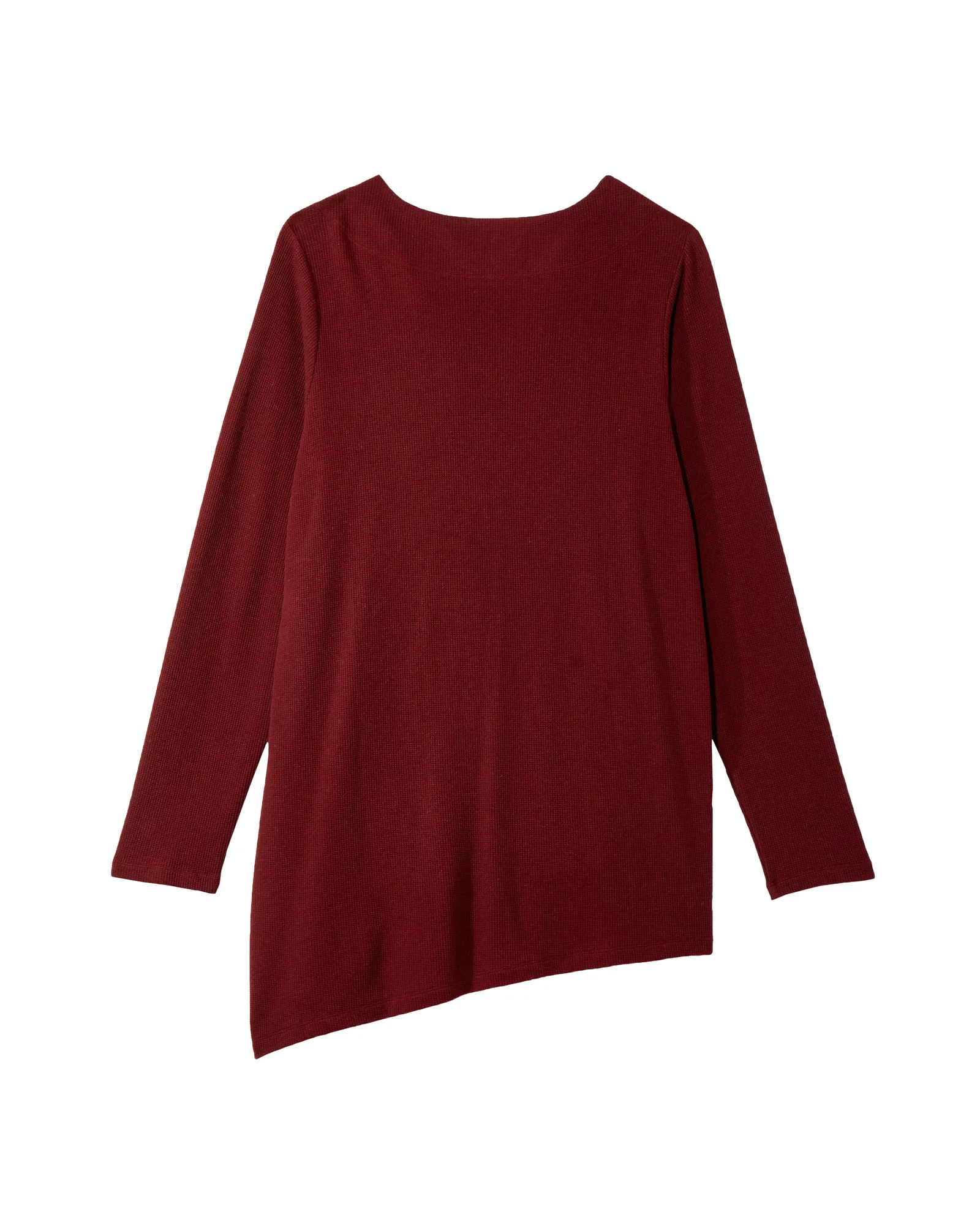 Rose Draped Tunic | Burgundy