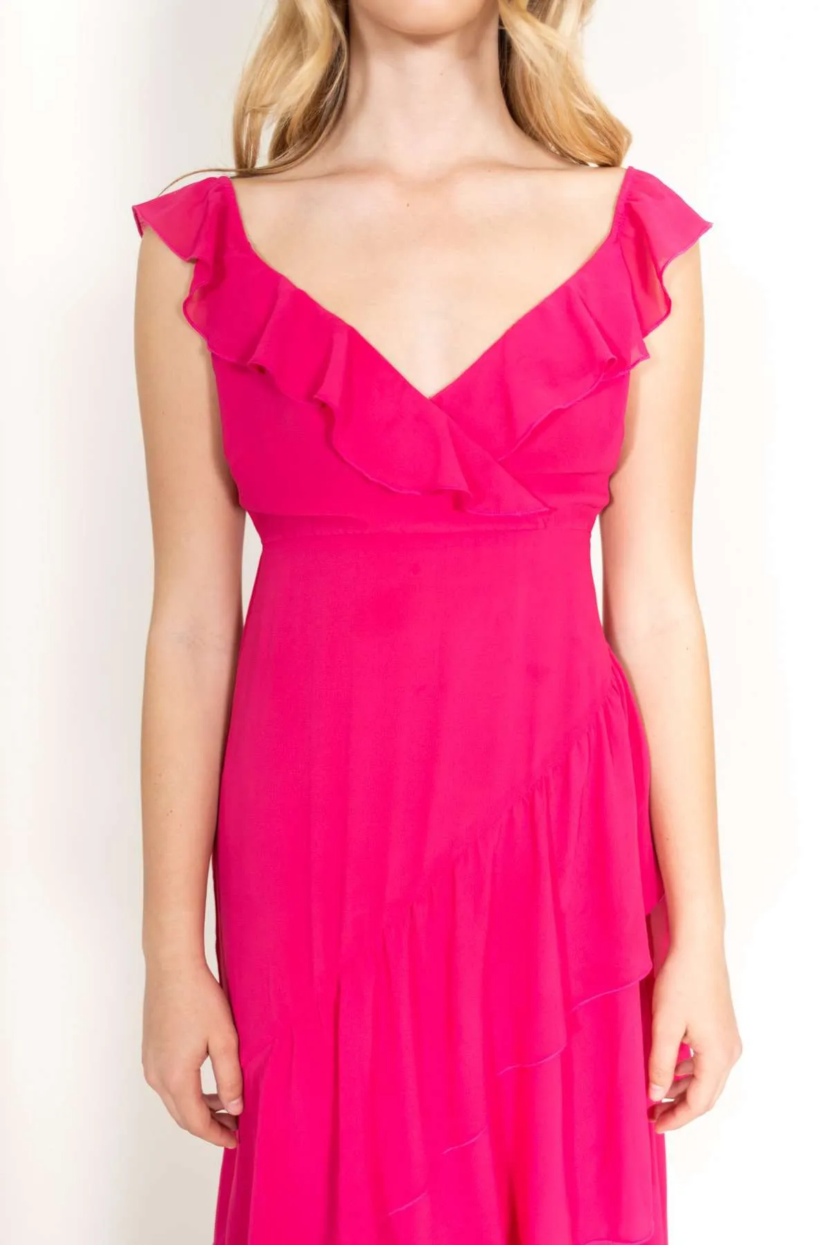 Samba Maxi Dress Fuchsia