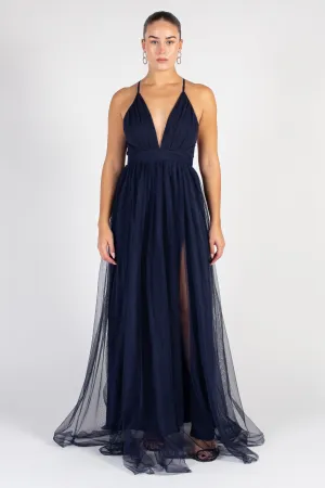 Sandy Tulle Maxi Dress