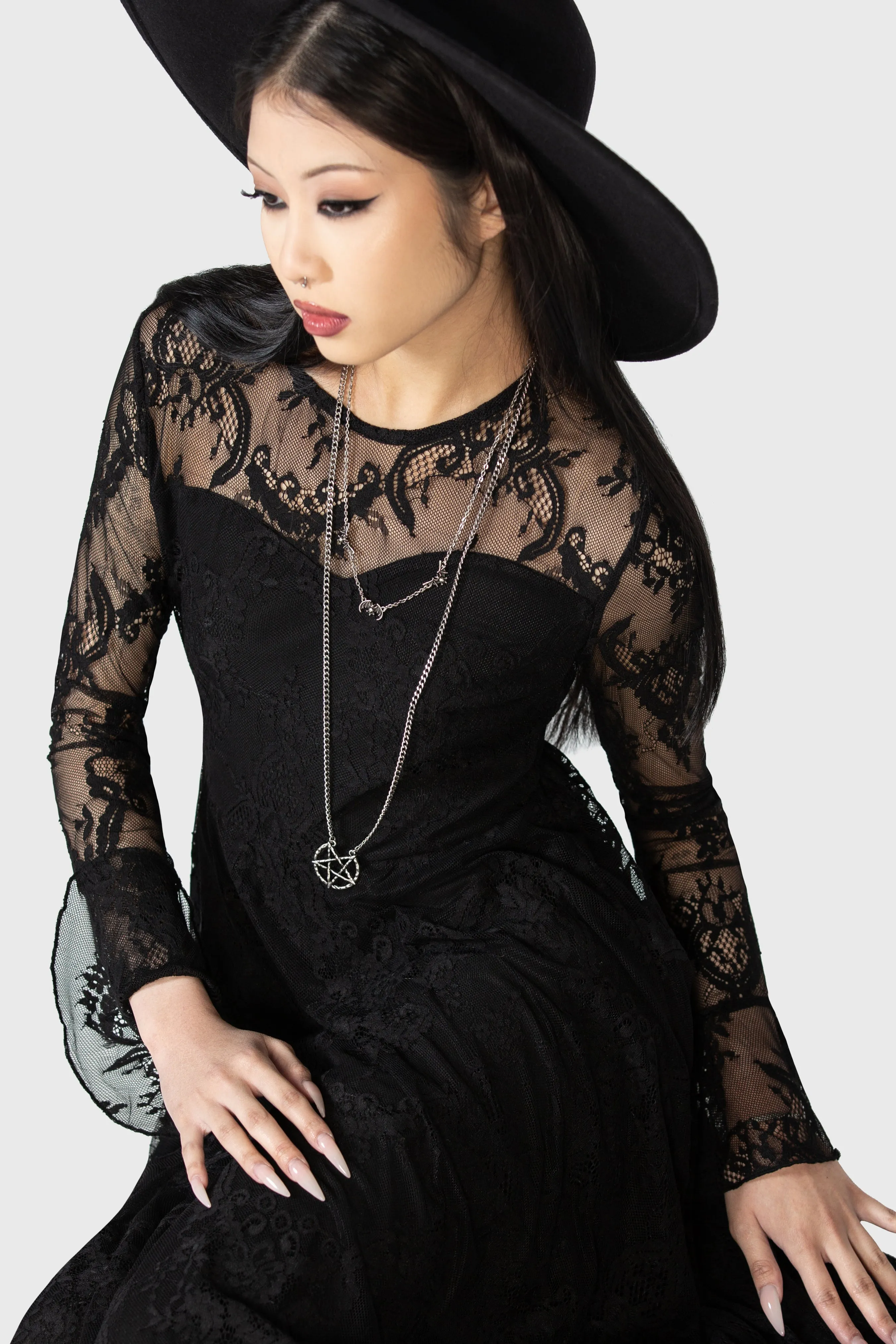 Shadow Figure Maxi Dress - Resurrect