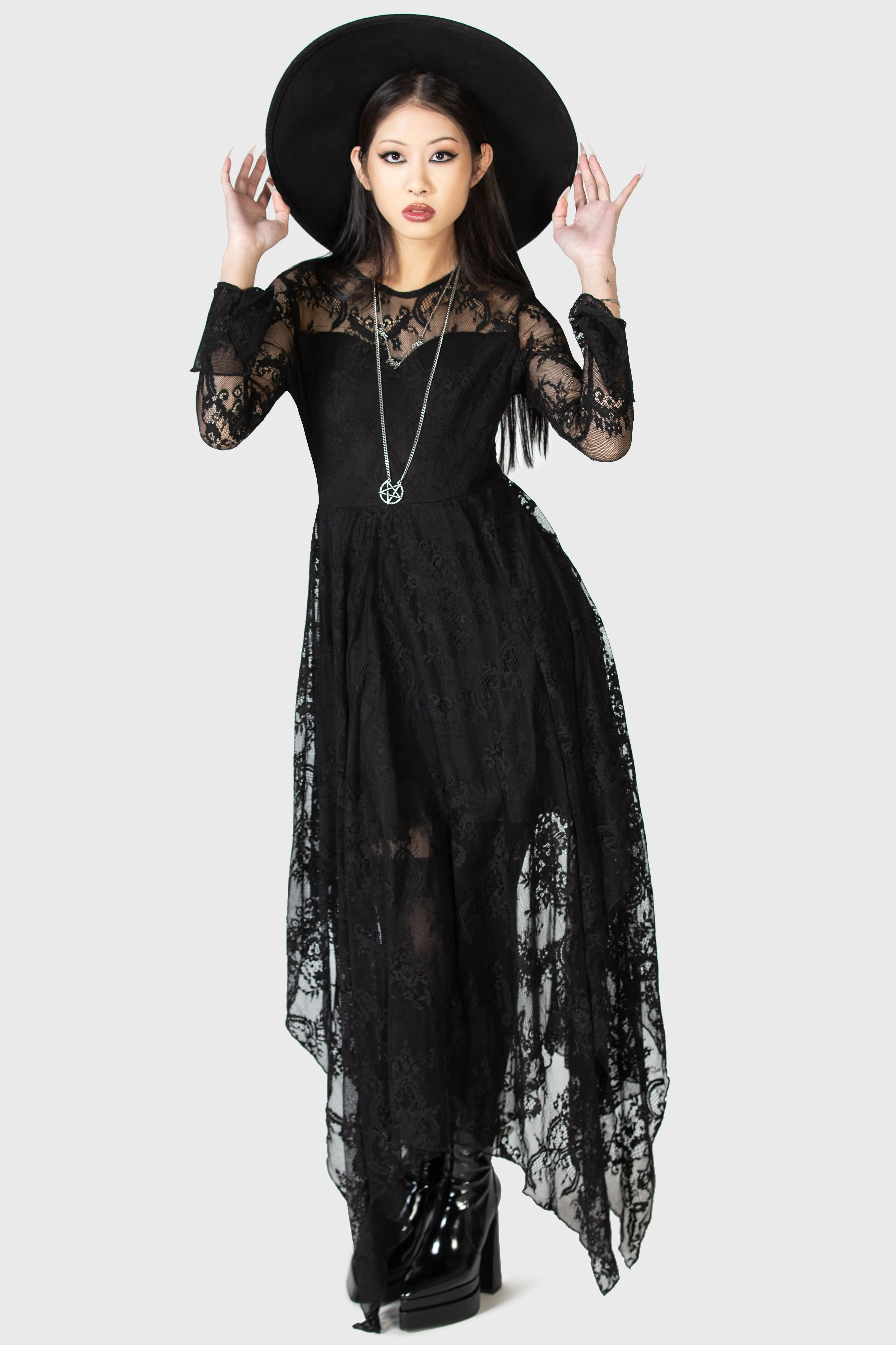 Shadow Figure Maxi Dress - Resurrect