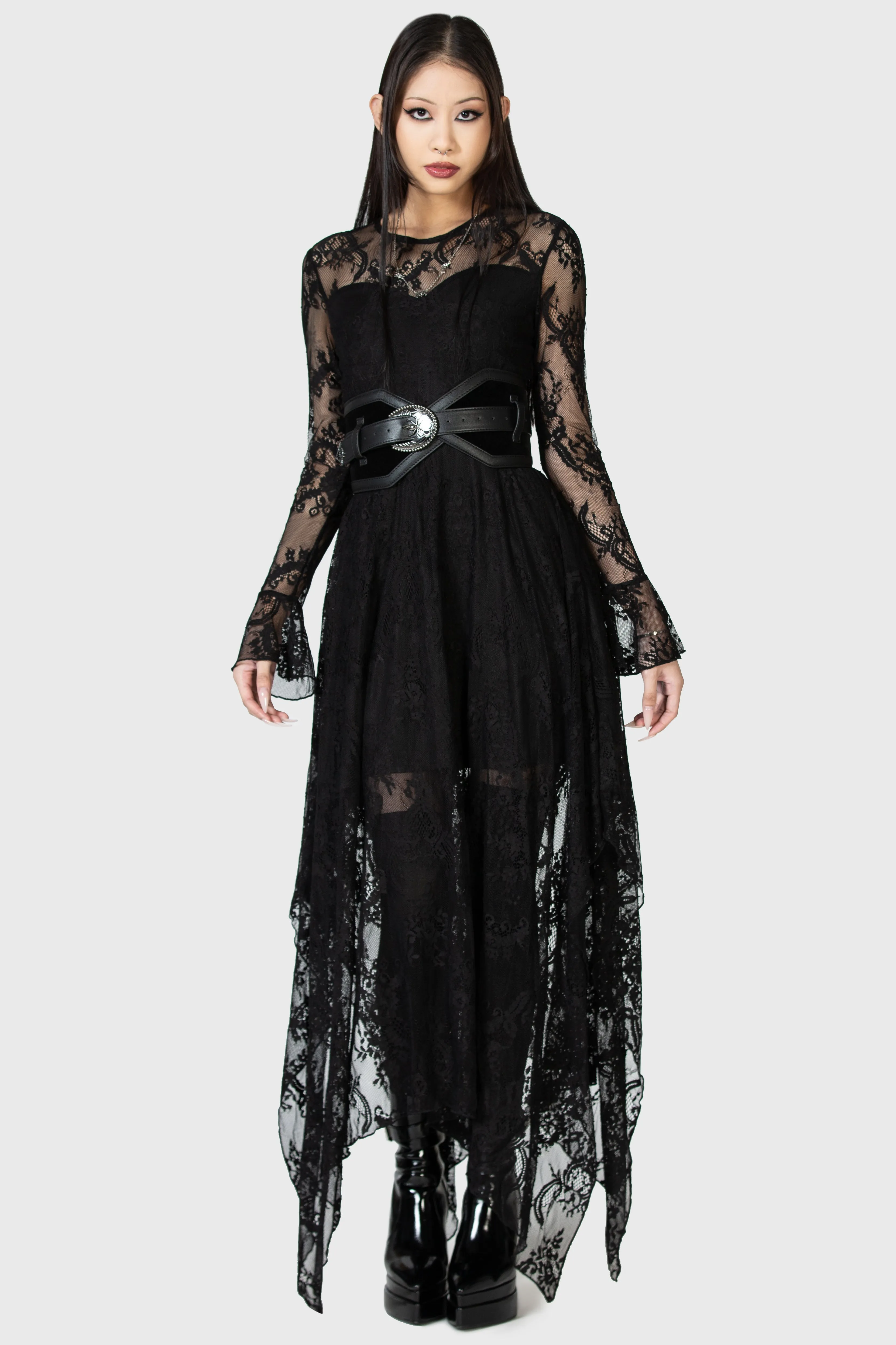 Shadow Figure Maxi Dress - Resurrect