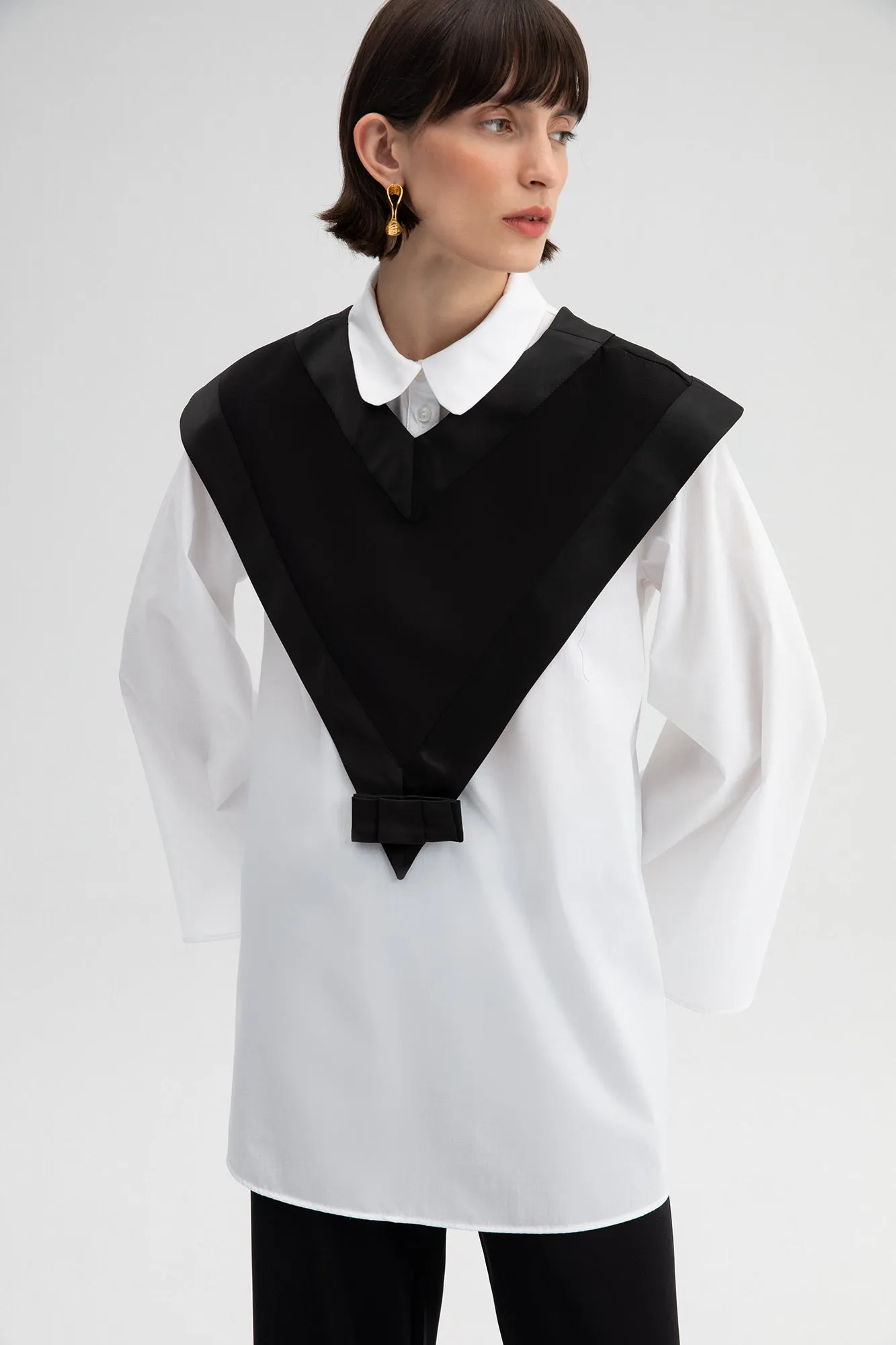 SHIRT TUNIC WITH COLLAR