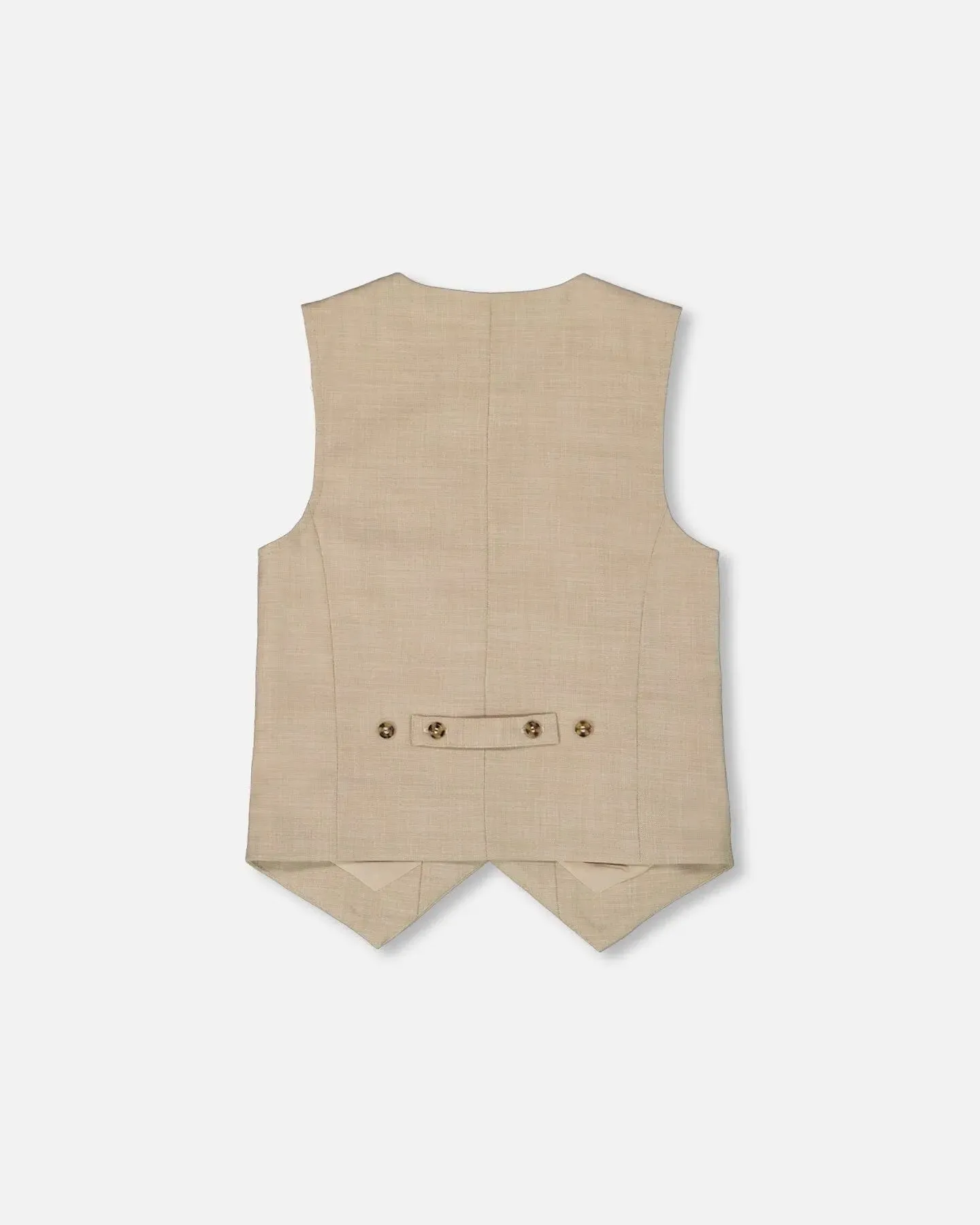 Sleeveless Vest Light Taupe