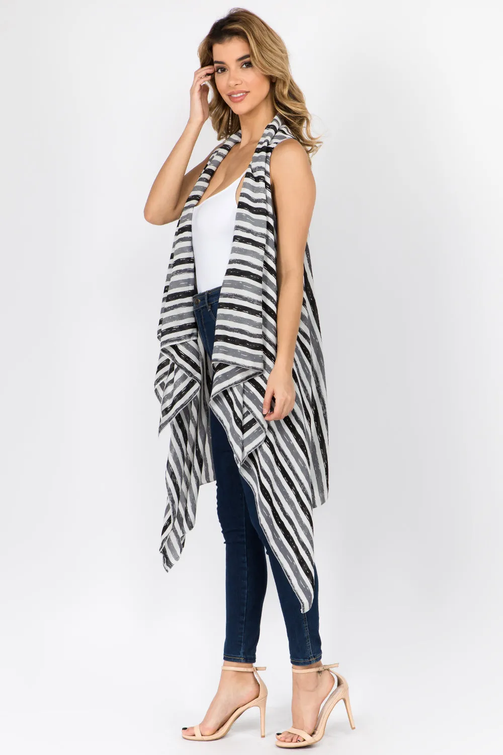 SN-60 colorful stripe vest