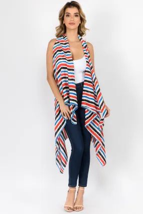 SN-60 colorful stripe vest