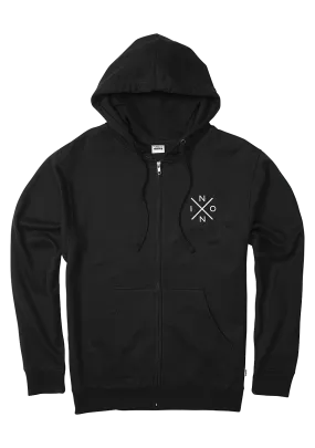 Spot Full Zip Hoodie - Black