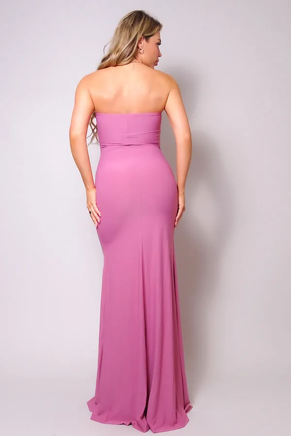 STRAPLESS SWEETHEART MAXI GOWN