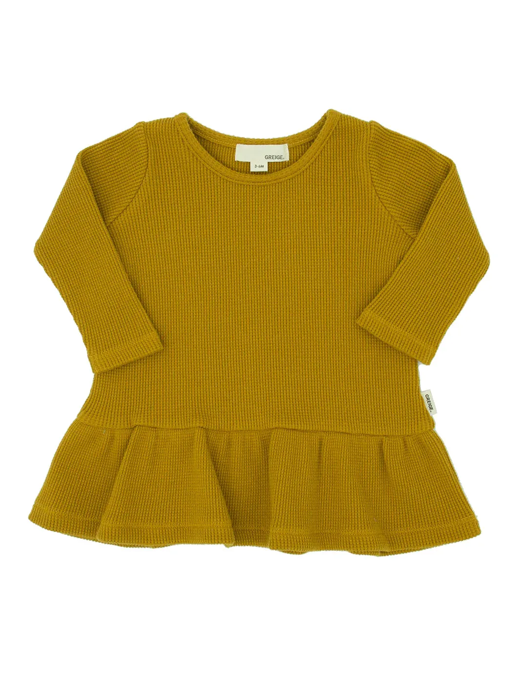 The Peplum Tee - Cider - BABY