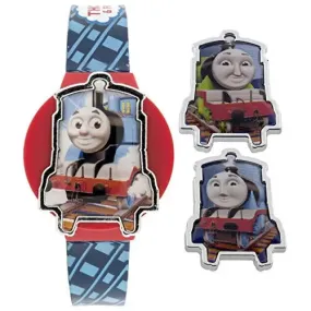 Thomas and Friends Thomas the Tank LCD Watch w/ Interchangeable Tops TAFKD036