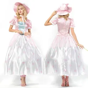 Toy Story 4 Adult Little Bo Peep Costume Cosplay Women Dress Halloween