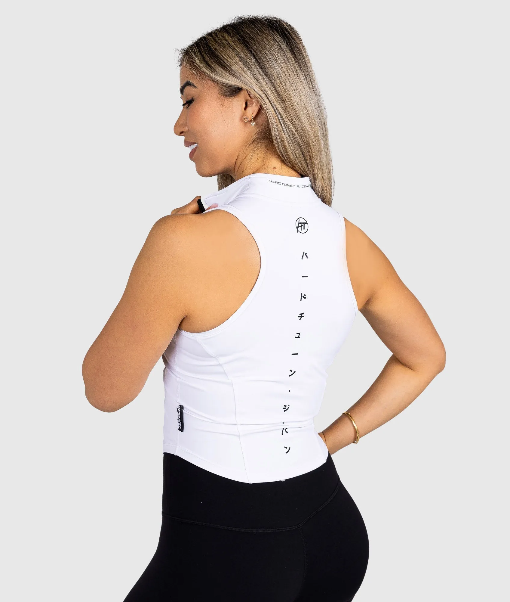 Trackside Sports Vest - White