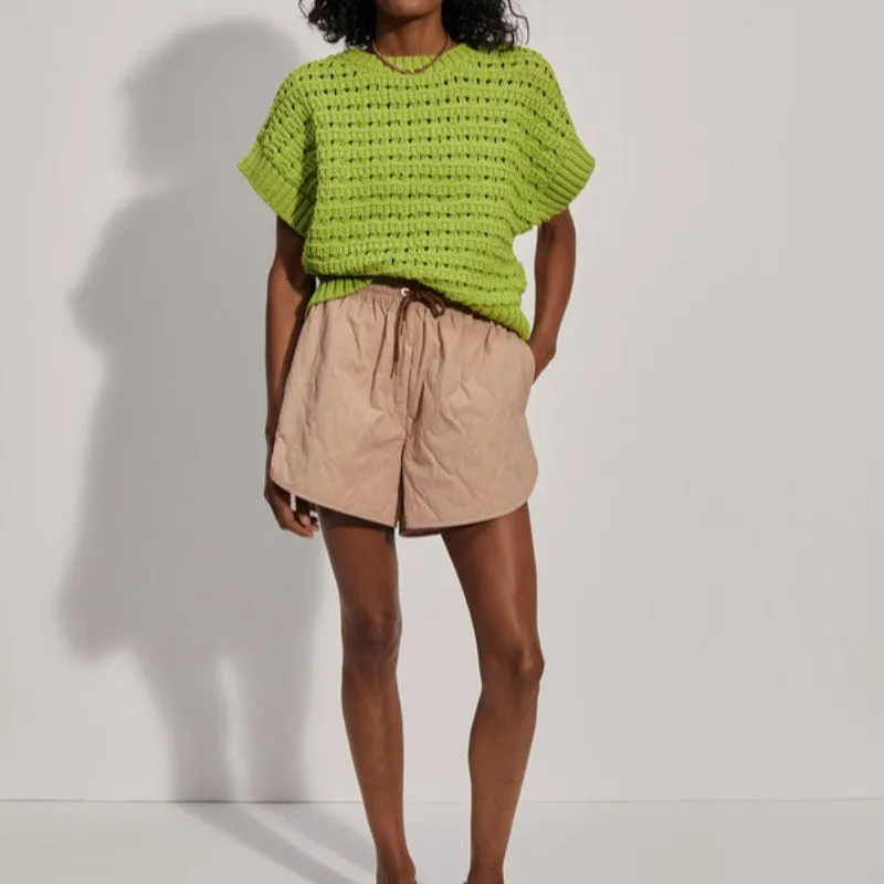 Varley Fillmore S/S Knit Top - Lime