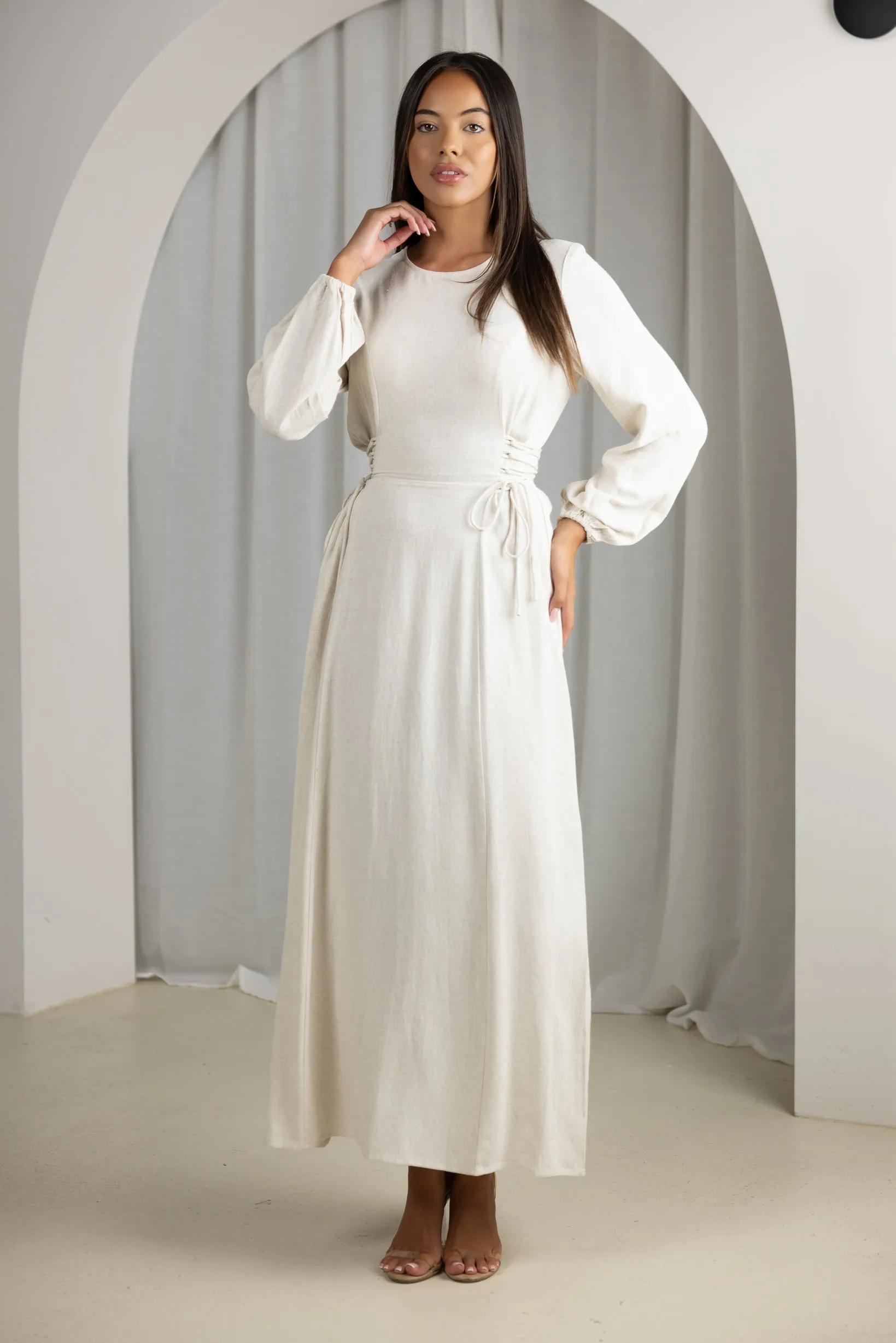 Wallai Waist Tie Maxi Dress