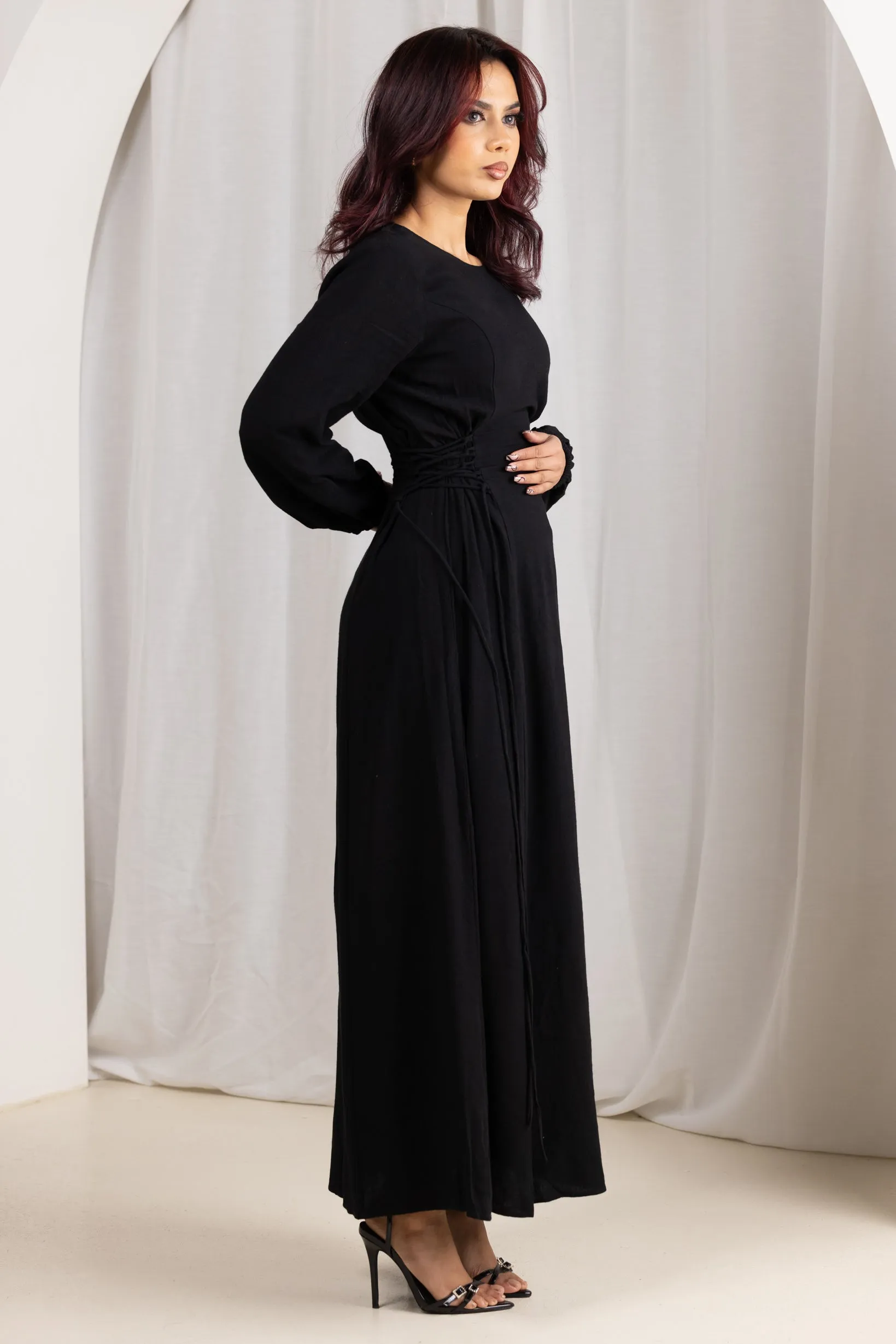 Wallai Waist Tie Maxi Dress