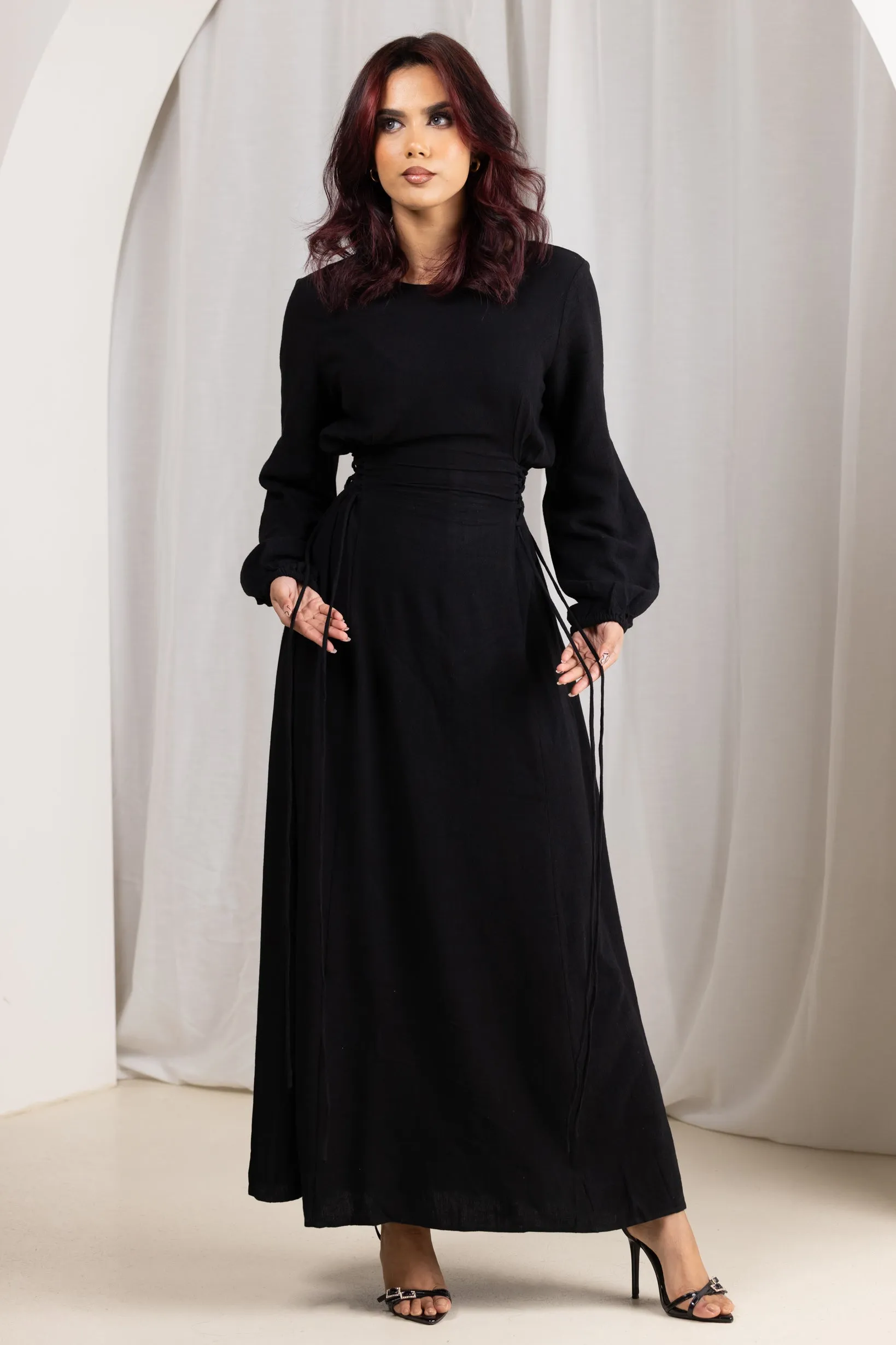 Wallai Waist Tie Maxi Dress