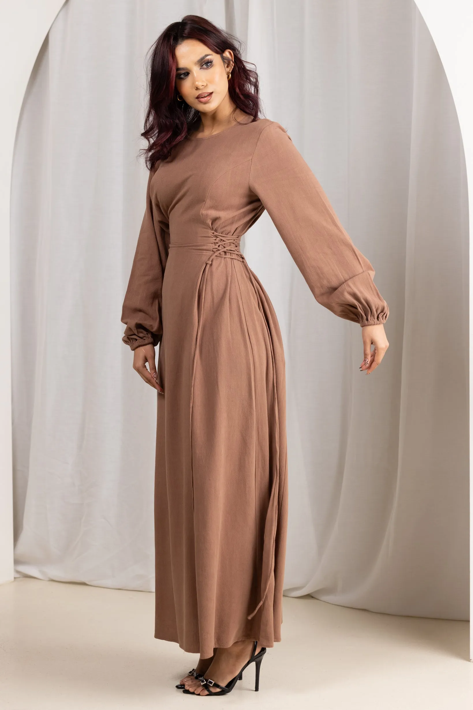 Wallai Waist Tie Maxi Dress