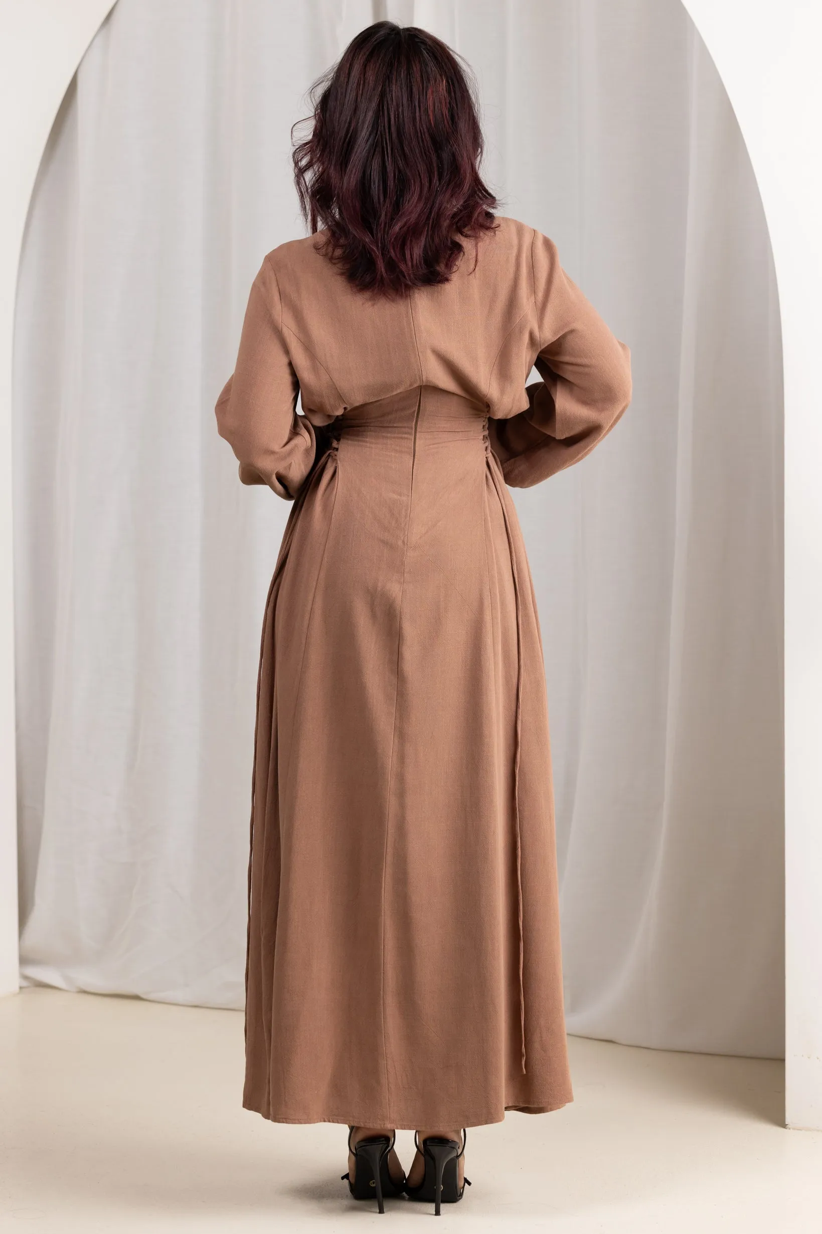 Wallai Waist Tie Maxi Dress