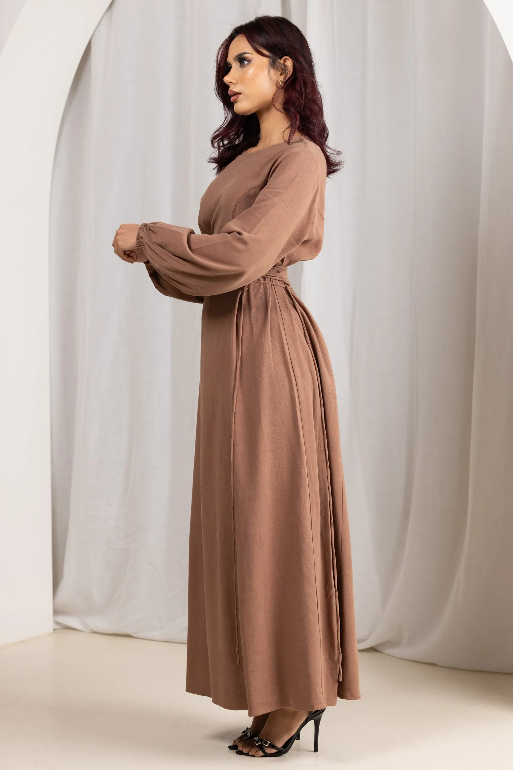 Wallai Waist Tie Maxi Dress